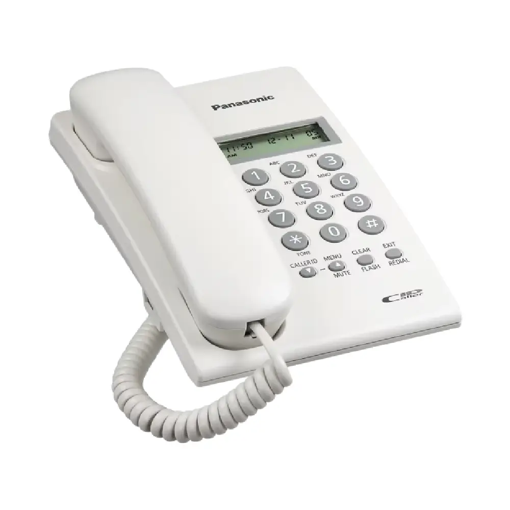 Panasonic Wired Telephone Set with Display (KX-TSC60SX) White view 3